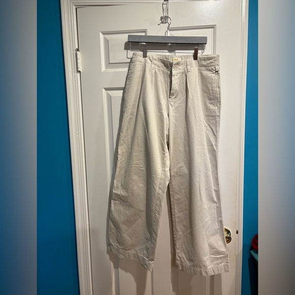 Anthropologie
Maeve Pleated
Wide Leg Chino
Pants sz 8 light beige M - Picture 4 of 9